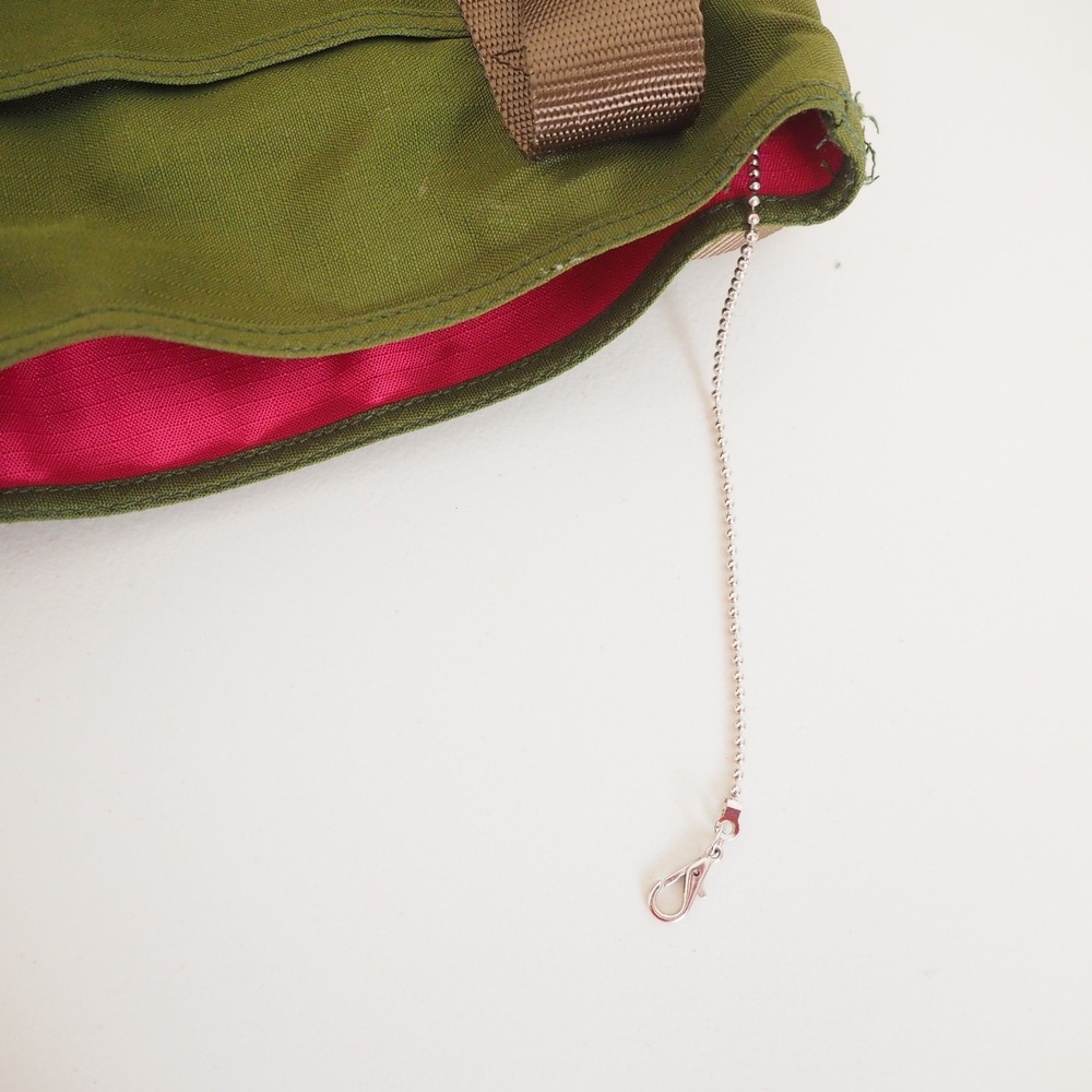III Parcel Urban Utility Shoulder Tote Green Pink Ripstop Nylon Gorpcore Pouch - Picture 13 of 14